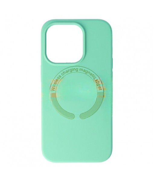 Husa iPhone 14 Pro, Silicon MagCover, Verde